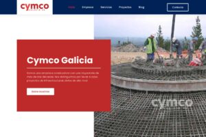 Captura de pantalla de la web de Cymco Galicia